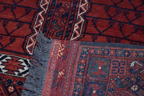 VINTAGE HANDWOVEN RUG - ADDITIONAL PHOTO 5