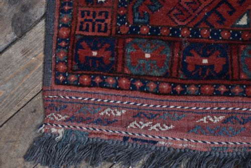 VINTAGE HANDWOVEN RUG - ADDITIONAL PHOTO 6