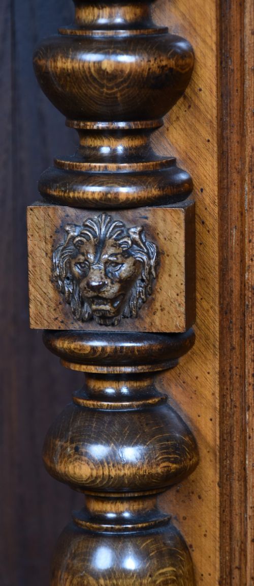 GERMAN MAHOGANY WALL CLOCK - ADDITIONAL PHOTO 6