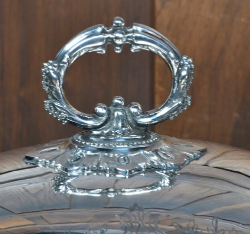PAIR OF EPNS SILVER PLATE CLOCHES - ADDITIONAL PHOTO 3