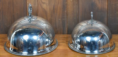 PAIR OF EPNS SILVER PLATE CLOCHES - ADDITIONAL PHOTO 6