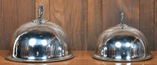 PAIR OF EPNS SILVER PLATE CLOCHES - ADDITIONAL PHOTO 8