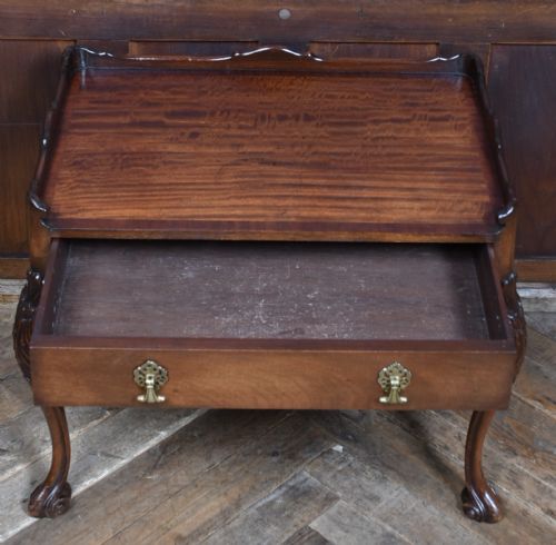 EDWARDIAN MAHOGANY SIDE TABLE - ADDITIONAL PHOTO 5