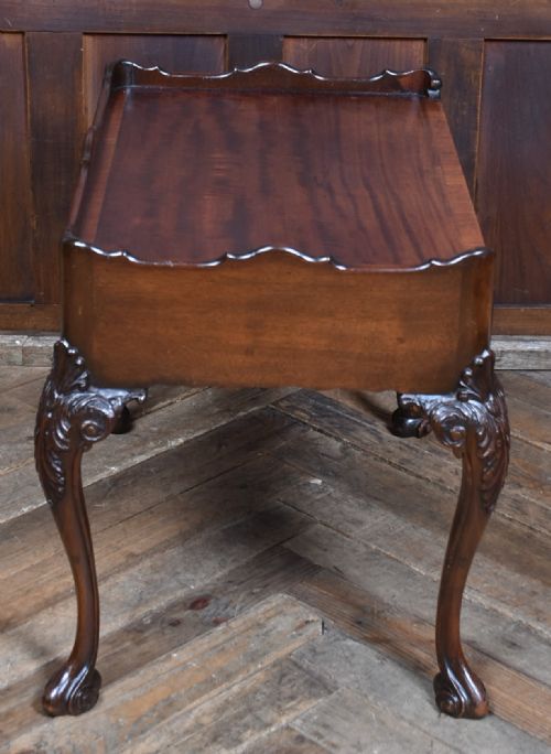 EDWARDIAN MAHOGANY SIDE TABLE - ADDITIONAL PHOTO 6
