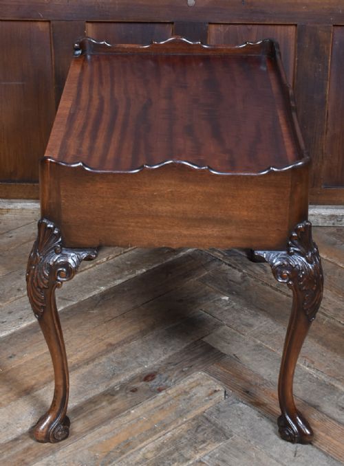 EDWARDIAN MAHOGANY SIDE TABLE - ADDITIONAL PHOTO 8