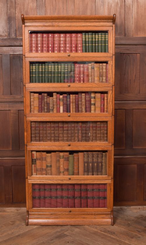 edwardian six sectional barrister's bookcase - CATEGORY: ANTIQUE BOOKCASES - DATED EDWARDIAN