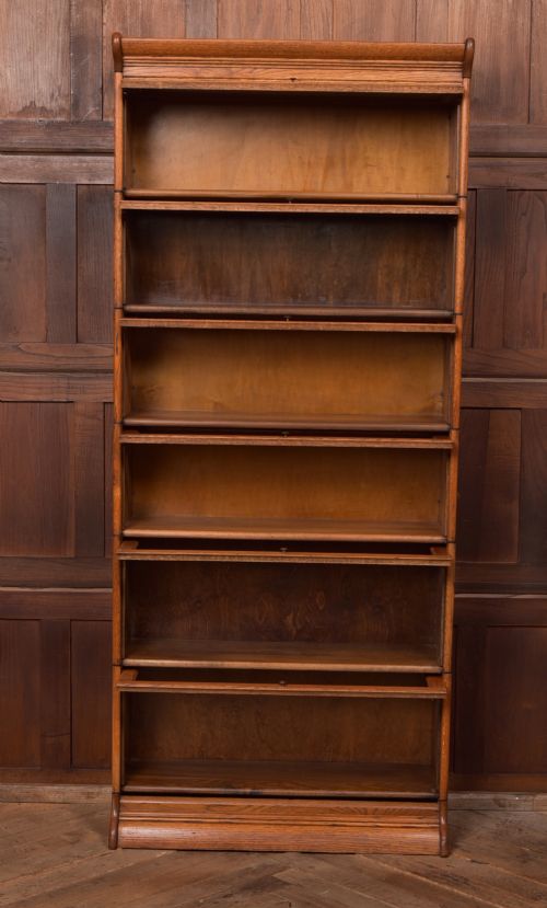 EDWARDIAN SIX SECTIONAL BARRISTER'S BOOKCASE - ADDITIONAL PHOTO 4
