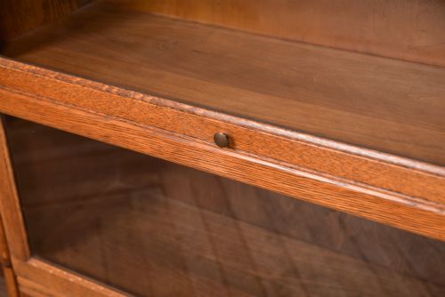 EDWARDIAN SIX SECTIONAL BARRISTER'S BOOKCASE - ADDITIONAL PHOTO 5