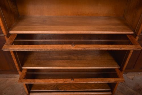 EDWARDIAN SIX SECTIONAL BARRISTER'S BOOKCASE - ADDITIONAL PHOTO 6