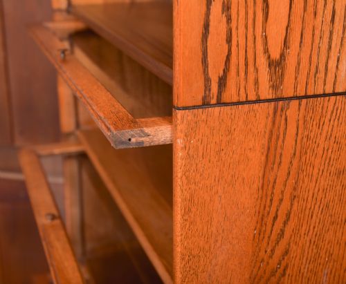 EDWARDIAN SIX SECTIONAL BARRISTER'S BOOKCASE - ADDITIONAL PHOTO 18