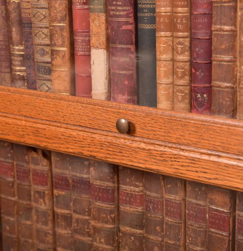 EDWARDIAN SIX SECTIONAL BARRISTER'S BOOKCASE - ADDITIONAL PHOTO 22