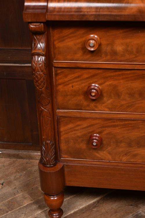 VICTORIAN SCOTTISH CHEST OF DRAWERS - ADDITIONAL PHOTO 5