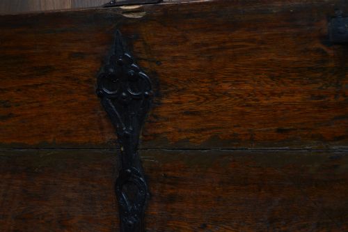 OAK COFFER STORAGE BLANKET BOX - ADDITIONAL PHOTO 15