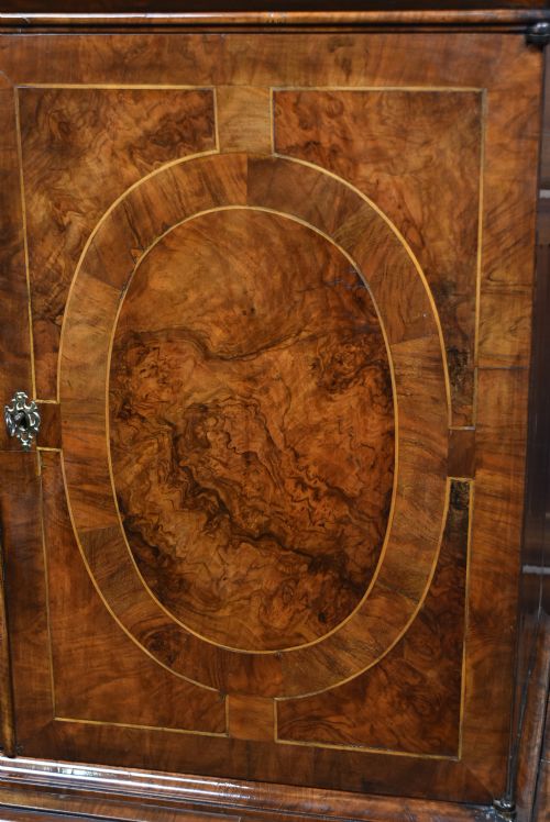 WILLIAM AND MARY WALNUT CABINET ON STAND - ADDITIONAL PHOTO 2