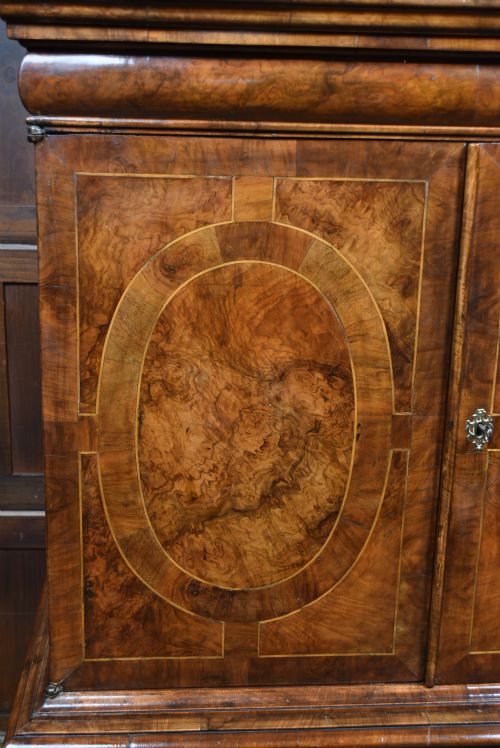 WILLIAM AND MARY WALNUT CABINET ON STAND - ADDITIONAL PHOTO 3