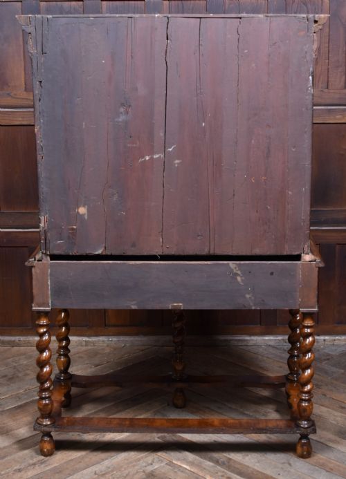 WILLIAM AND MARY WALNUT CABINET ON STAND - ADDITIONAL PHOTO 14