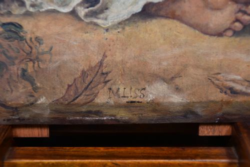 OIL PAINTING ON WOOD SIGNED CE HOWSON - ADDITIONAL PHOTO 2