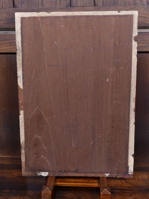OIL PAINTING ON WOOD SIGNED CE HOWSON - ADDITIONAL PHOTO 6