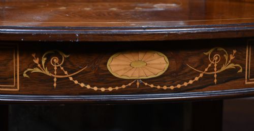 EDWARDIAN ROSEWOOD CORNER STAND - ADDITIONAL PHOTO 3