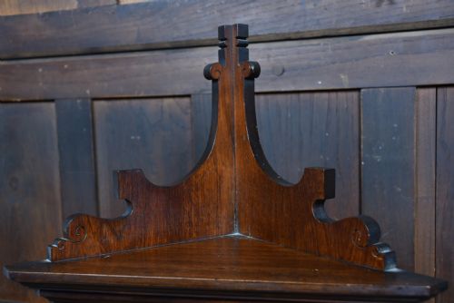 EDWARDIAN ROSEWOOD CORNER STAND - ADDITIONAL PHOTO 5