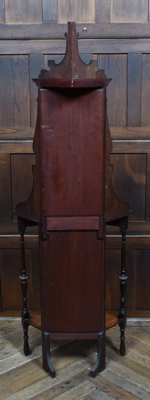 EDWARDIAN ROSEWOOD CORNER STAND - ADDITIONAL PHOTO 9