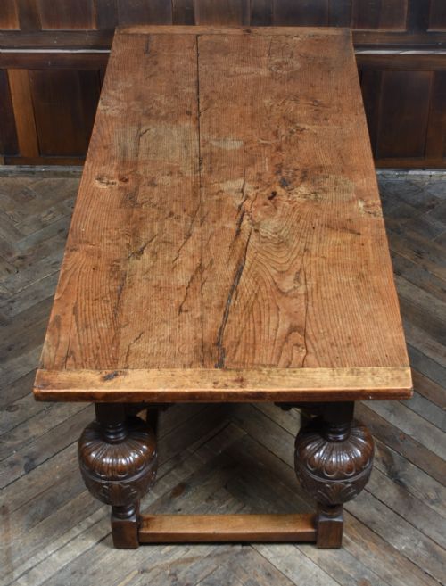 18THCENTURY OAK REFECTORY TABLE - ADDITIONAL PHOTO 1