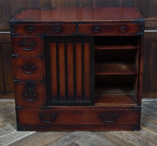 JAPANESE CHOBA TANSU MERCHANTS CHEST - ADDITIONAL PHOTO 7