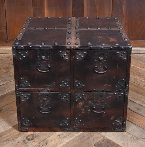 JAPANESE SHIP'S TANSU CHEST - ADDITIONAL PHOTO 6