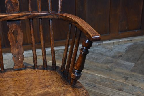 EDWARDIAN WINDSOR ARMCHAIR - ADDITIONAL PHOTO 5