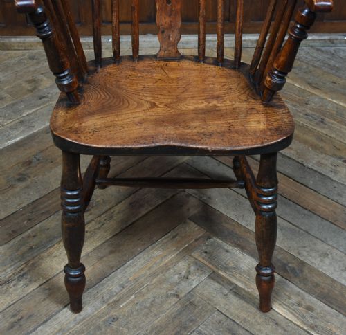 EDWARDIAN WINDSOR ARMCHAIR - ADDITIONAL PHOTO 6