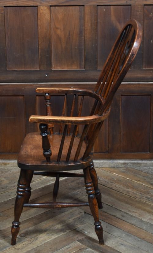 EDWARDIAN WINDSOR ARMCHAIR - ADDITIONAL PHOTO 9