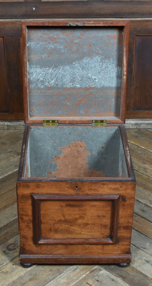 EDWARDIAN MAHOGANY CELLARETTE - ADDITIONAL PHOTO 2