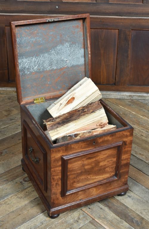 EDWARDIAN MAHOGANY CELLARETTE - ADDITIONAL PHOTO 8