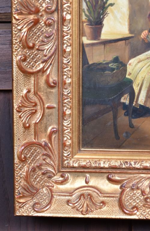 FRAMED OIL ON BOARD - ADDITIONAL PHOTO 5
