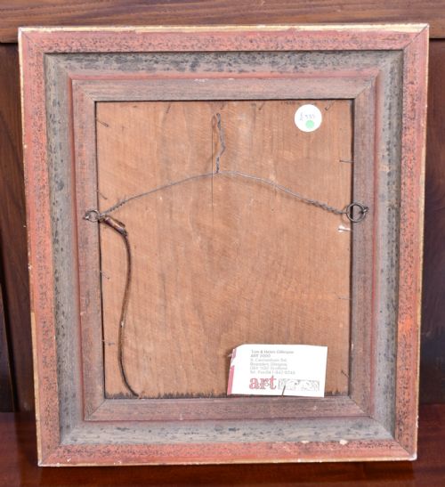 FRAMED OIL ON BOARD - ADDITIONAL PHOTO 8