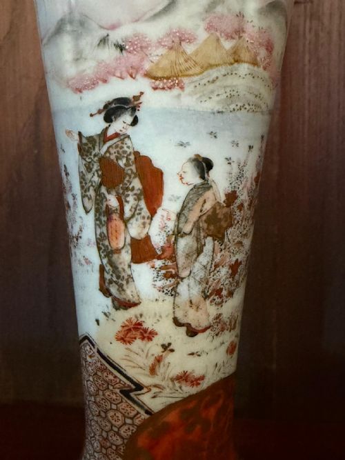 JAPANESE KUTANI VASE - ADDITIONAL PHOTO 4