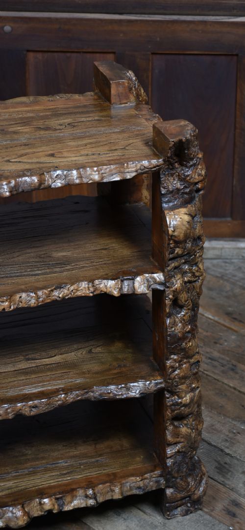 JAPANESE BURR ELM BOOKSHELF - ADDITIONAL PHOTO 2