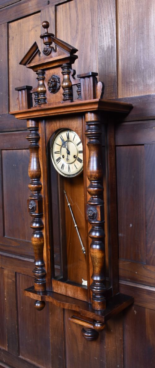 19TH CENTURY GERMAN WALL CLOCK - ADDITIONAL PHOTO 9