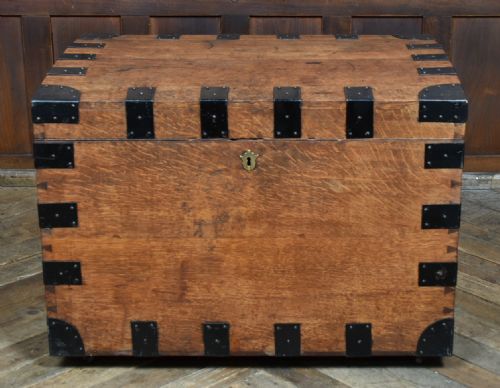 19TH CENTURY OAK SILVER CHEST - ADDITIONAL PHOTO 1