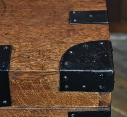 19TH CENTURY OAK SILVER CHEST - ADDITIONAL PHOTO 4