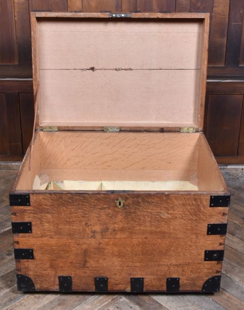 19TH CENTURY OAK SILVER CHEST - ADDITIONAL PHOTO 5