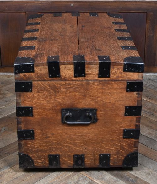 19TH CENTURY OAK SILVER CHEST - ADDITIONAL PHOTO 7