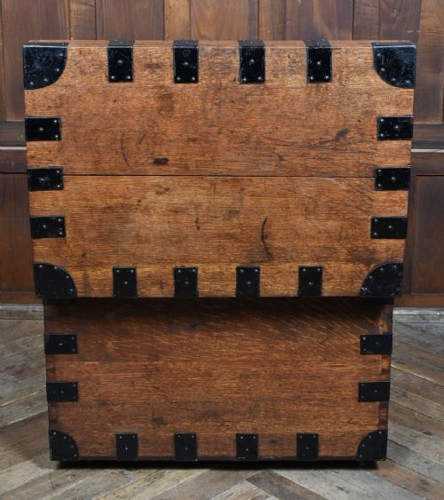 19TH CENTURY OAK SILVER CHEST - ADDITIONAL PHOTO 10