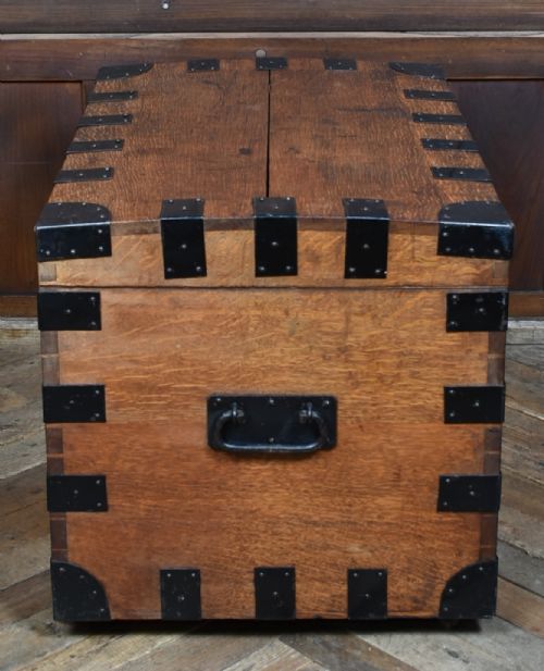 19TH CENTURY OAK SILVER CHEST - ADDITIONAL PHOTO 11