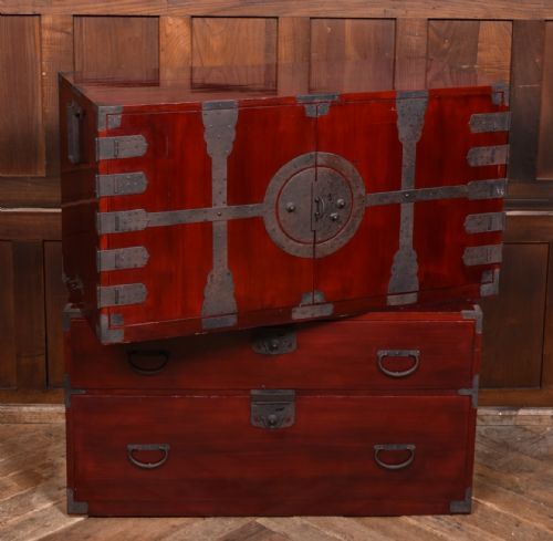 JAPANESE KEYAKI TANSU CHEST - ADDITIONAL PHOTO 9