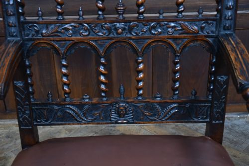 FRENCH WALNUT ARM CHAIR - ADDITIONAL PHOTO 2