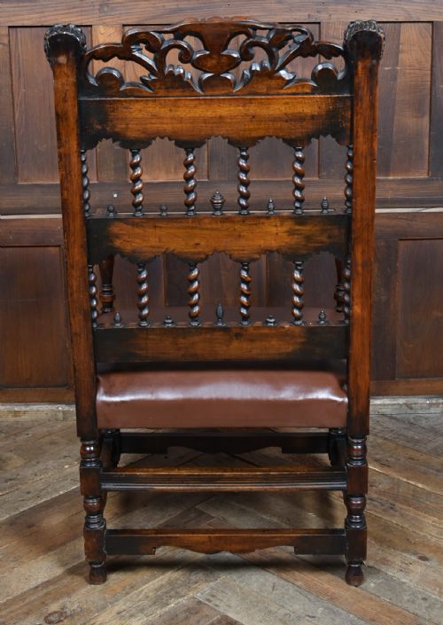FRENCH WALNUT ARM CHAIR - ADDITIONAL PHOTO 8