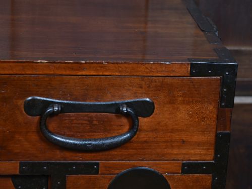 JAPANESE KEYAKI MERCHANT CHEST - ADDITIONAL PHOTO 1