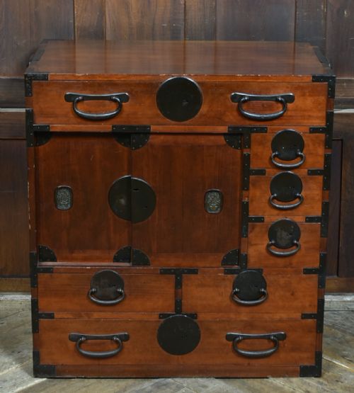 JAPANESE KEYAKI MERCHANT CHEST - ADDITIONAL PHOTO 2