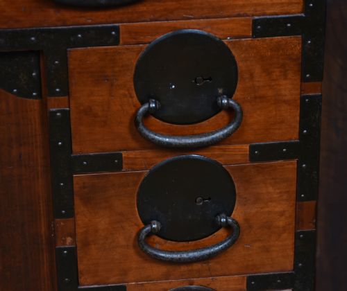 JAPANESE KEYAKI MERCHANT CHEST - ADDITIONAL PHOTO 5